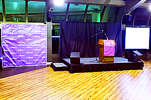 stage rental in Memphis